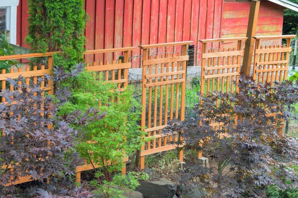 Wood Trellis Mounting in Leesburg